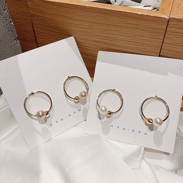 charm mengjiqiao 2021 korean fashion simulated pearl circle hoop earrings for women elegant simple boucle d'oreille femme jewelry gift, Golden
charm mengjiqiao 2021 korean fashion simulated pearl circle hoop earrings for women elegant simple boucle d'oreille femme jewelry gift, Golden