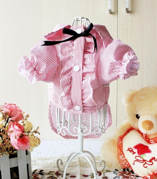factory pricedog cat clothes stripe t-shirt puff sleeve cotton soft shirts for pet s m l xl xxl
factory pricedog cat clothes stripe t-shirt puff sleeve cotton soft shirts for pet s m l xl xxl