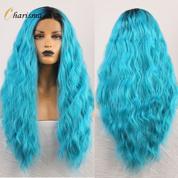 costume accessories water wave lace front wig synthetic hair ombre blue lace front wigs heat resistant fiber lace wigs for black women, Silver
costume accessories water wave lace front wig synthetic hair ombre blue lace front wigs heat resistant fiber lace wigs for black women, Silver