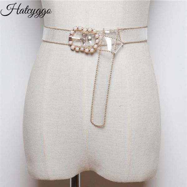 HATCYGG Fashion Women Waist Belt Transparent Belts Square Pearl Buckle PVC Clear Strap Belt Female Decorate Belts Waistband, Black;brown
HATCYGG Fashion Women Waist Belt Transparent Belts Square Pearl Buckle PVC Clear Strap Belt Female Decorate Belts Waistband, Black;brown