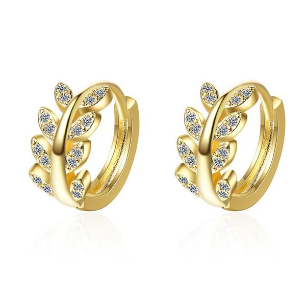 hoop & huggie luxury gold silver color zircon earrings for women female fashion korean leaf earring anniversary party jewelry gift, Golden;silver
hoop & huggie luxury gold silver color zircon earrings for women female fashion korean leaf earring anniversary party jewelry gift, Golden;silver