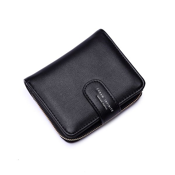 women's leather folding coin holder female wallet ladies short paragraph buckle money clip card package, Red;black
women's leather folding coin holder female wallet ladies short paragraph buckle money clip card package, Red;black