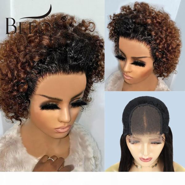 beeos short curly 250% pixie cut bob wig 4*4 lace human hair wigs brazilian remy human hair pre plucked with baby, Black;brown
beeos short curly 250% pixie cut bob wig 4*4 lace human hair wigs brazilian remy human hair pre plucked with baby, Black;brown