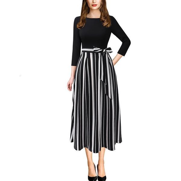 women autumn elegant vintage floral striped check pockets belted work office business party flare a-line midi dress 1283, Black;gray
women autumn elegant vintage floral striped check pockets belted work office business party flare a-line midi dress 1283, Black;gray