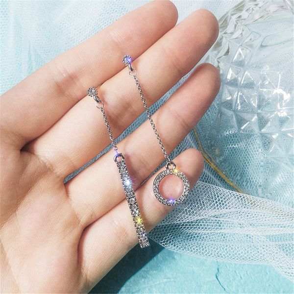 sexemara rhinestone trendy geometric women dangle earrings circle temperament asymmetry earrings fashion jewelry, Golden
sexemara rhinestone trendy geometric women dangle earrings circle temperament asymmetry earrings fashion jewelry, Golden