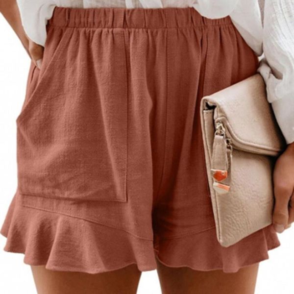 women's shorts summer fashion women's ruffles pure color high elastic waist loose womens girls office lady1, White;black
women's shorts summer fashion women's ruffles pure color high elastic waist loose womens girls office lady1, White;black