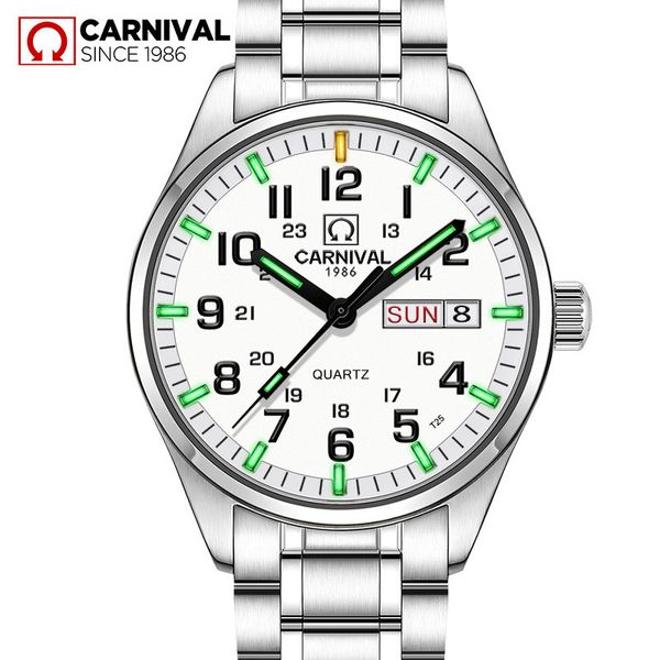 quartz movement green tritium luminous sport watch waterproof 30m carnival calendar watches mens relogio masculino 2017 t200409, Slivery;brown
quartz movement green tritium luminous sport watch waterproof 30m carnival calendar watches mens relogio masculino 2017 t200409, Slivery;brown