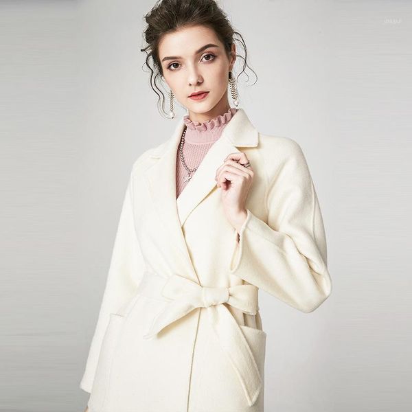 winter woman coats 2020 autumn high-end solid color double-sided cashmere coat belt was thin 100% wool coat female woolen1, Black
winter woman coats 2020 autumn high-end solid color double-sided cashmere coat belt was thin 100% wool coat female woolen1, Black