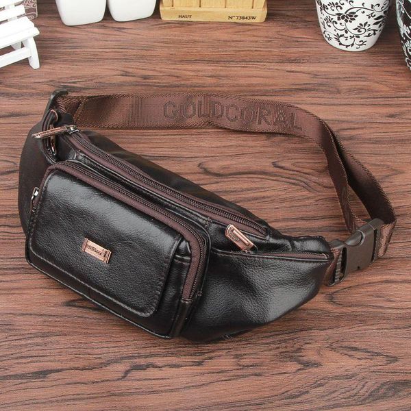 2107 new style fashion genuine leather waist bag men casual travel belt bags wallets black leather shoulder bags #221-l
2107 new style fashion genuine leather waist bag men casual travel belt bags wallets black leather shoulder bags #221-l