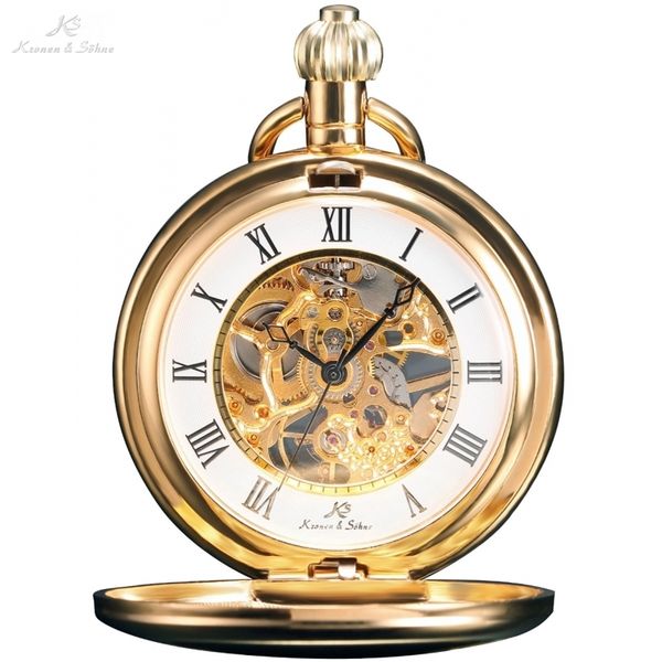 ks classic steampunk watches hand winding vintage golden roman numerals fobs pendant chain mechanical pocket watch gift / ksp008 t200502, Slivery;golden
ks classic steampunk watches hand winding vintage golden roman numerals fobs pendant chain mechanical pocket watch gift / ksp008 t200502, Slivery;golden