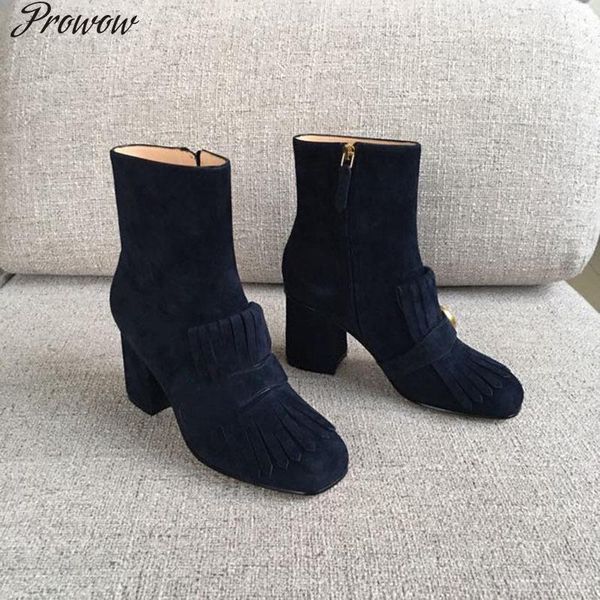 prowow square toe luxury boots autumn brand design women shoes high heels platform ankle female boots zapatos mujer1, Black
prowow square toe luxury boots autumn brand design women shoes high heels platform ankle female boots zapatos mujer1, Black