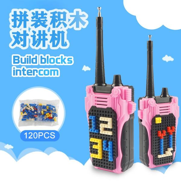 walkie talkie interactive communication toy diy building blocks children walkie-talkie puzzle play house two way radio mini
walkie talkie interactive communication toy diy building blocks children walkie-talkie puzzle play house two way radio mini