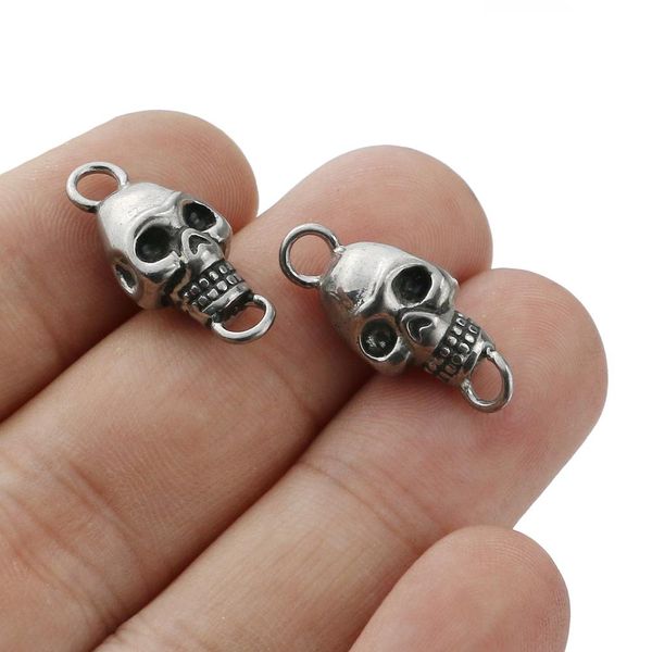 5pcs lot stainless steel 3d skull pendant charms with hook for diy connection necklace findings crafts jewelry making findings wmtwgq, Bronze;silver
5pcs lot stainless steel 3d skull pendant charms with hook for diy connection necklace findings crafts jewelry making findings wmtwgq, Bronze;silver