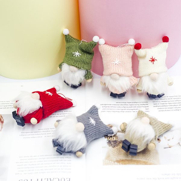 wool cute gnome creative christmas tree decoration santa mini doll plush toys pendant dha2234
wool cute gnome creative christmas tree decoration santa mini doll plush toys pendant dha2234
