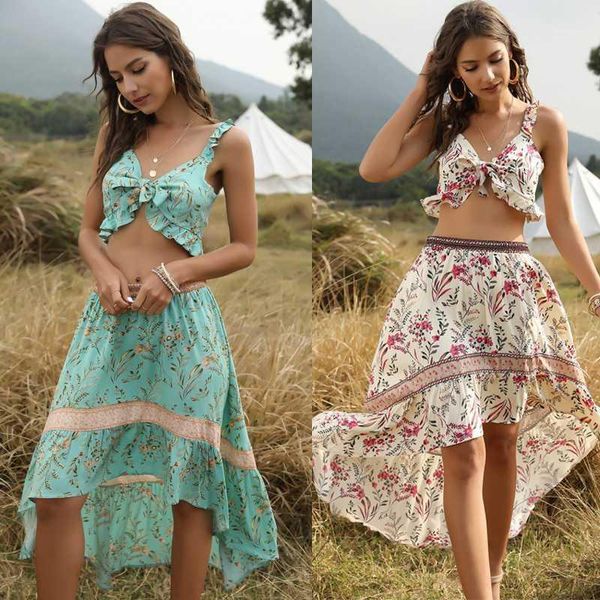 women's short skirt 2020 spring and summer open back waist short and irregular skirt fashion two piece set1, Black;gray
women's short skirt 2020 spring and summer open back waist short and irregular skirt fashion two piece set1, Black;gray