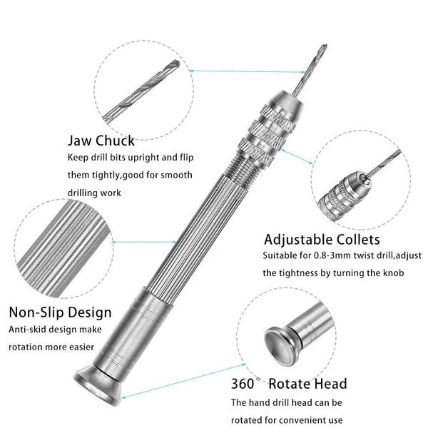 1set hand drill for resin molds sanding stick uv epoxy resin mold tools diy jewelry making equipments metal drill screw eyepins h wmteju, Silver
1set hand drill for resin molds sanding stick uv epoxy resin mold tools diy jewelry making equipments metal drill screw eyepins h wmteju, Silver