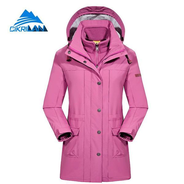 womens winter long 3in1 fleece liner windser waterproof outdoor jacket women camping ski hiking coat fishing casaco feminino q1211, Black;brown
womens winter long 3in1 fleece liner windser waterproof outdoor jacket women camping ski hiking coat fishing casaco feminino q1211, Black;brown