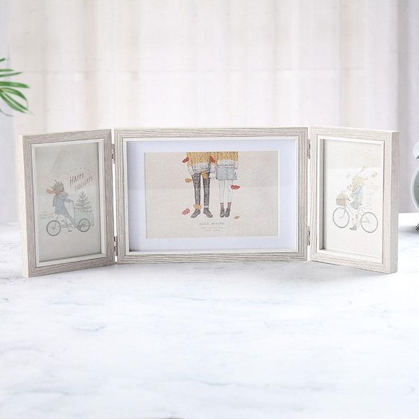 Tri-fold Nordic Folding Creative Wooden Photo Photo Frame Decoration Children 6 inch 7 inch 8
Tri-fold Nordic Folding Creative Wooden Photo Photo Frame Decoration Children 6 inch 7 inch 8