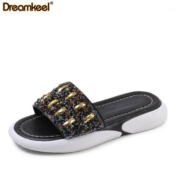 2020 summer slippers slides sandals shoes women bling crystal chaussures femme outside flat slippers geometric flats casual y1, Black
2020 summer slippers slides sandals shoes women bling crystal chaussures femme outside flat slippers geometric flats casual y1, Black