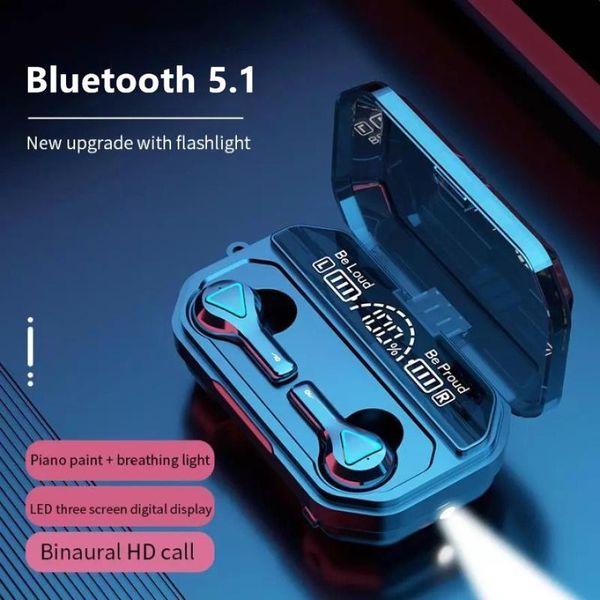 wireless earbuds bluetooth 5.1 earphones auto pairing mini portable charging case in-ear gaming headset with mic noise reduction 
wireless earbuds bluetooth 5.1 earphones auto pairing mini portable charging case in-ear gaming headset with mic noise reduction