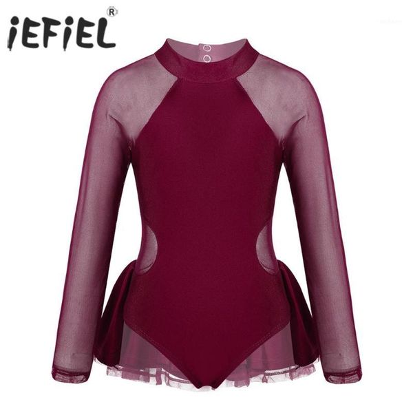 teen kids sheer tulle splice open back ruffle trimmings girls ballet dance contemporary dancewear gymnastics leotard tutu dress1, Black;red
teen kids sheer tulle splice open back ruffle trimmings girls ballet dance contemporary dancewear gymnastics leotard tutu dress1, Black;red