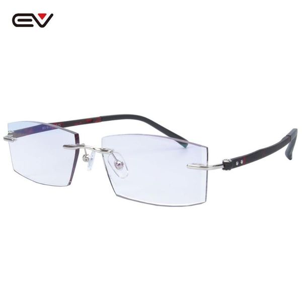 men's rimless eyeglasses frames 54mm diamond trimming anti blue rays lens computer glasses optical myopia eyewear for man ev1570, Black
men's rimless eyeglasses frames 54mm diamond trimming anti blue rays lens computer glasses optical myopia eyewear for man ev1570, Black