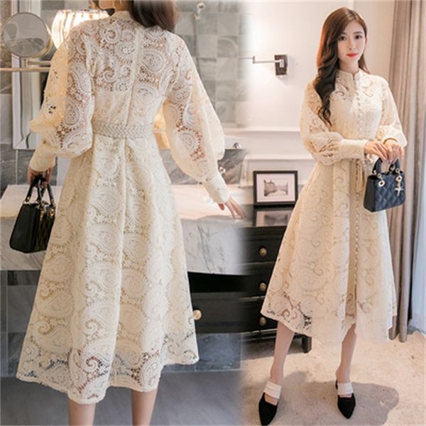 new woman with hollow bands apricot lace long flashlight elegant sleeve party lady single-breasted dressed as track c58h, Black;gray
new woman with hollow bands apricot lace long flashlight elegant sleeve party lady single-breasted dressed as track c58h, Black;gray