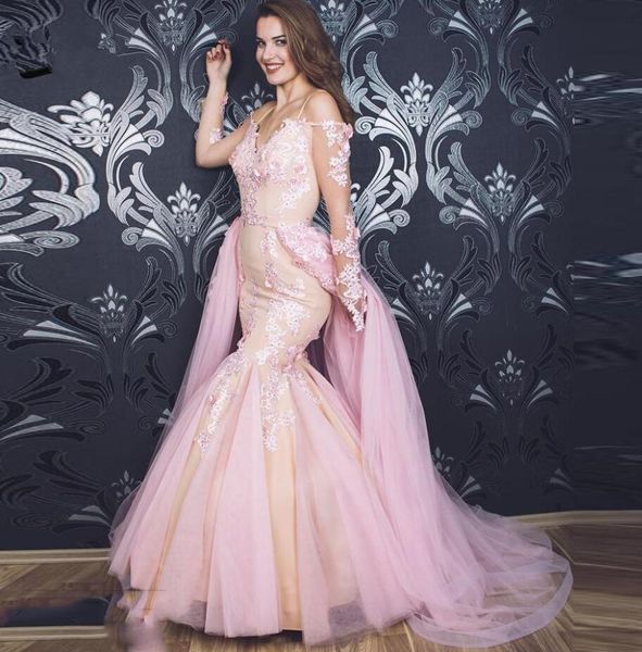 two pieces 2021 mermaid off shoulder evening dresses long sleeves lace appliques formal prom party gowns with detachable train, Black
two pieces 2021 mermaid off shoulder evening dresses long sleeves lace appliques formal prom party gowns with detachable train, Black