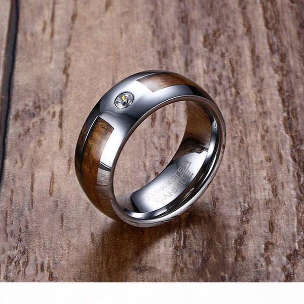 unique 8mm mens tungsten carbide rings mahogany wood grain and cz inlay comfort fit wedding band men fashion jewelry anel bague t190624, Silver
unique 8mm mens tungsten carbide rings mahogany wood grain and cz inlay comfort fit wedding band men fashion jewelry anel bague t190624, Silver