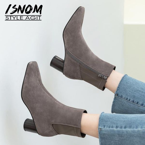 isnom high каблуки круглые сапоги женские меховые замшевые лодыжки пинетки женщины квадратные ноги туфли женские zip обувь дамы зима 2020 но, Black
isnom high каблуки круглые сапоги женские меховые замшевые лодыжки пинетки женщины квадратные ноги туфли женские zip обувь дамы зима 2020 но, Black