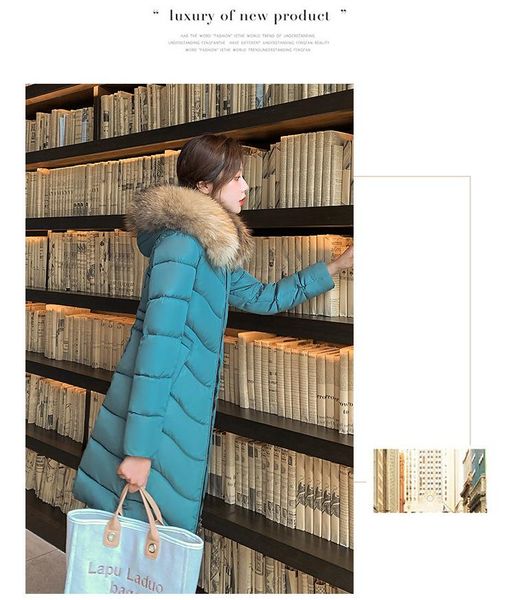 cinessd 2020 fashion women winter cotton padded jacket coat parka outwear hooded colors solid fur collar long slim greatcoat, Black
cinessd 2020 fashion women winter cotton padded jacket coat parka outwear hooded colors solid fur collar long slim greatcoat, Black