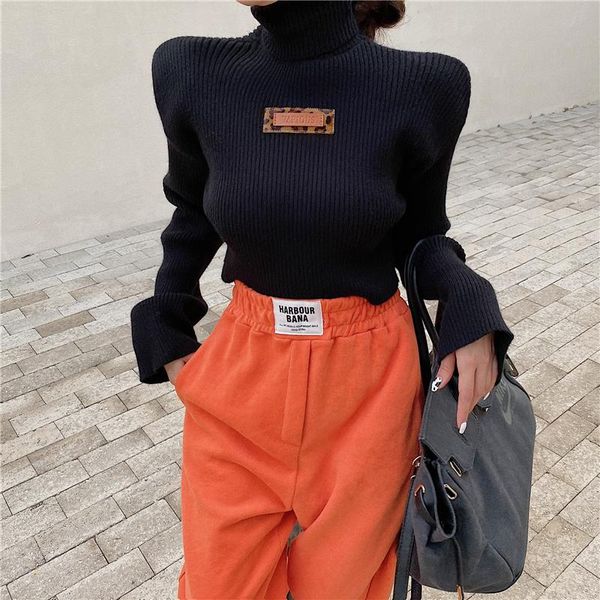 women's sweaters zhisilao turtleneck sweater women long sleeve pullover knitted autumn winter 2021 casual slim warm, White;black
women's sweaters zhisilao turtleneck sweater women long sleeve pullover knitted autumn winter 2021 casual slim warm, White;black