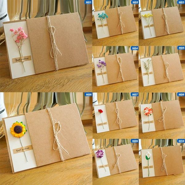 kraft paper handmade dried flower greeting card mother's day retro diy invitation greeting card envelope wedding party
kraft paper handmade dried flower greeting card mother's day retro diy invitation greeting card envelope wedding party