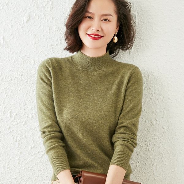 2021 higher degree woman 100% cashmere knit jumpers new high-and-medium oneck soft female sweater oxv0, White;black 
2021 higher degree woman 100% cashmere knit jumpers new high-and-medium oneck soft female sweater oxv0, White;black