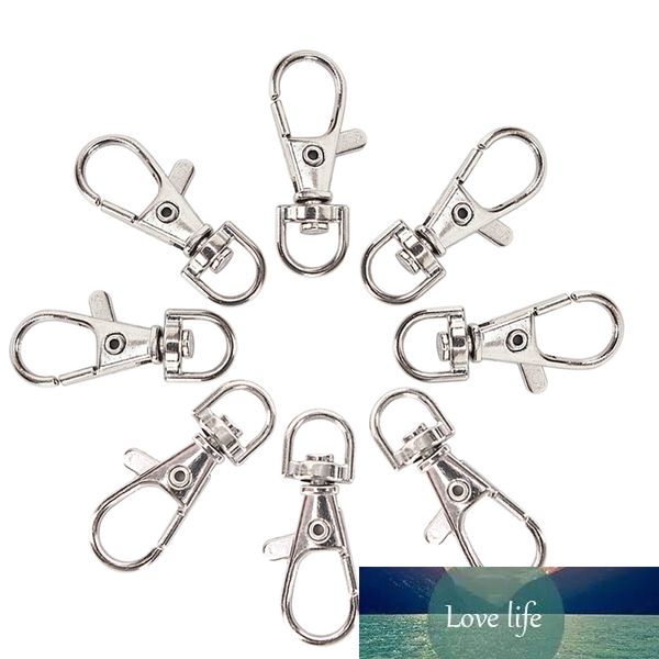 10pcs 35mm swivel lobster clasp clips key ring keychain split findings clasps for keychains making, Silver
10pcs 35mm swivel lobster clasp clips key ring keychain split findings clasps for keychains making, Silver