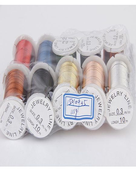 new 10 0.3/0.45mm rolls mixed color steel beading wire thread string diy jewellery making supplies for sewing tool supplies bbycas bwkf
new 10 0.3/0.45mm rolls mixed color steel beading wire thread string diy jewellery making supplies for sewing tool supplies bbycas bwkf