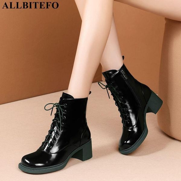 boots allbitefo thick heels genuine leather brand high office ladies shoes winter snow women ankle for, Black
boots allbitefo thick heels genuine leather brand high office ladies shoes winter snow women ankle for, Black