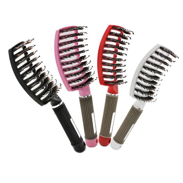 detangling nylon brush women hair scalp massage comb bristle hairbrush wet curly detangle hair brush ontwarrende nylon borstel wmttpo, Silver
detangling nylon brush women hair scalp massage comb bristle hairbrush wet curly detangle hair brush ontwarrende nylon borstel wmttpo, Silver