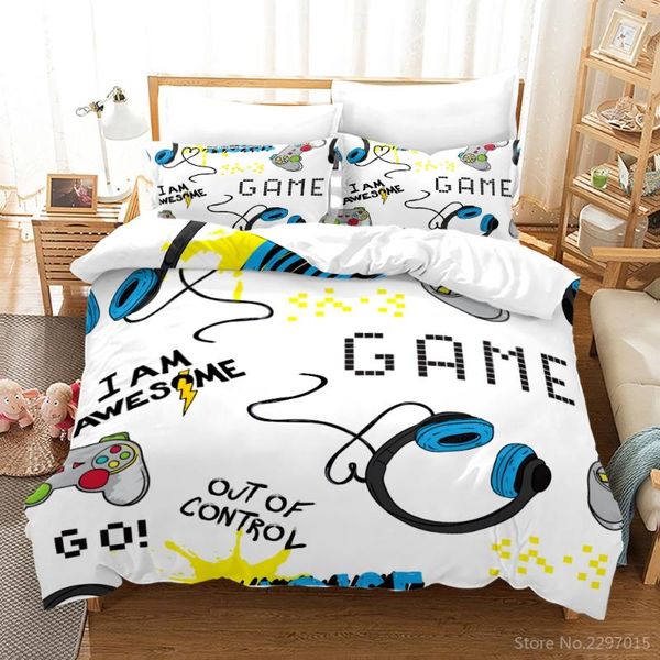 bedding sets white gamer life 3d set game gamepad headset printed quilt cover pillowcases duvet twin full king size
bedding sets white gamer life 3d set game gamepad headset printed quilt cover pillowcases duvet twin full king size
