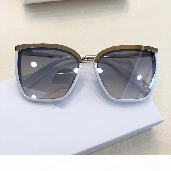 sunglasses women's fashion designer sunglasses uv protective coating lens, White;black
sunglasses women's fashion designer sunglasses uv protective coating lens, White;black