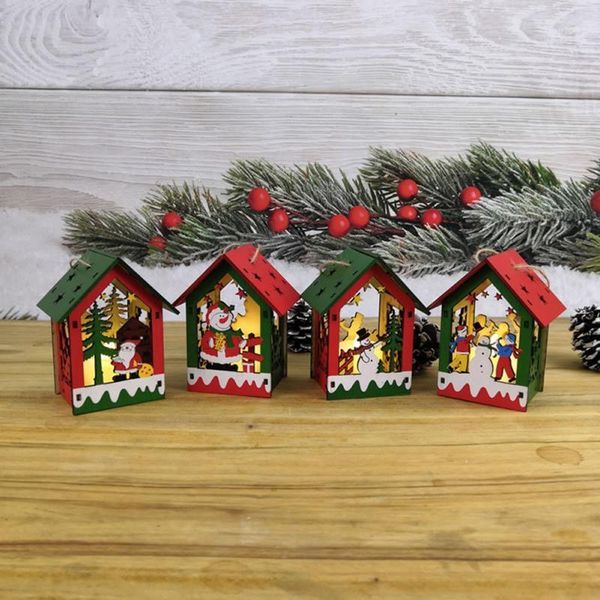 christmas decorations festival glowing small wooden house decoration tree home hanging ornaments holiday gift r11
christmas decorations festival glowing small wooden house decoration tree home hanging ornaments holiday gift r11