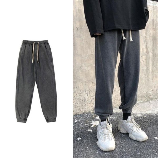 men's autumn winter solid color personality comfortable fashion street hiphop sports trousers retro wind band loose casual pants1, Black
men's autumn winter solid color personality comfortable fashion street hiphop sports trousers retro wind band loose casual pants1, Black