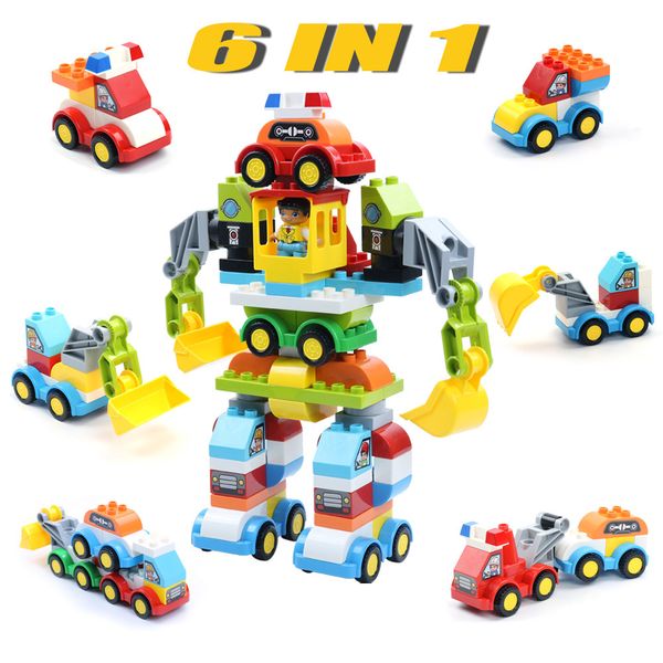 duploe robot big size diy building blocks bricks 6 in 1 educational block toy compatible duploed toys for children kids gifts q1215
duploe robot big size diy building blocks bricks 6 in 1 educational block toy compatible duploed toys for children kids gifts q1215