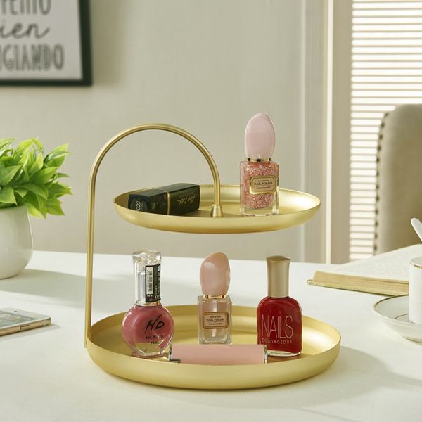 gold metal storage tray jewelry plate cosmetic organizer golden necklace ring earring display rack home desk decoration q1201
gold metal storage tray jewelry plate cosmetic organizer golden necklace ring earring display rack home desk decoration q1201