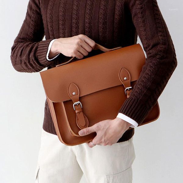 briefcases pu leather men's bag solid color retro shoulder female diagonal cross portable waterproof1
briefcases pu leather men's bag solid color retro shoulder female diagonal cross portable waterproof1