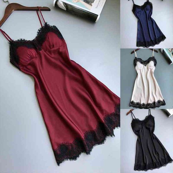 backless spaghetti strap lace thin silk dress women sleeveless v-neck summer home dress solid color elegant party, Black;gray
backless spaghetti strap lace thin silk dress women sleeveless v-neck summer home dress solid color elegant party, Black;gray