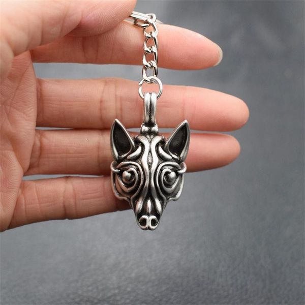 car 1pcs fashion cute cool wolf head keychain key ring souvenir for gift, Silver
car 1pcs fashion cute cool wolf head keychain key ring souvenir for gift, Silver