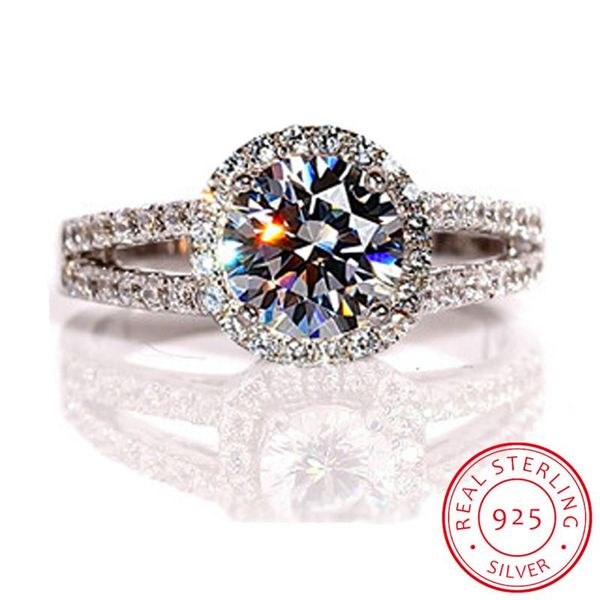 cluster rings 50% off luxury female 2ct zirconia diamond solitaire ring with s925 logo original silver wedding promise engagement, Golden;silver
cluster rings 50% off luxury female 2ct zirconia diamond solitaire ring with s925 logo original silver wedding promise engagement, Golden;silver