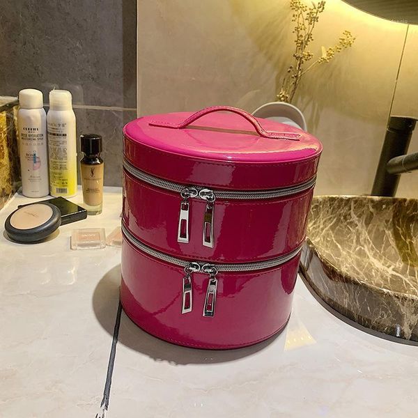 cylindrical shape leather cosmetic bag women travel waterproof beauty cosmetic case toiletry kits organizer makeup storage box1
cylindrical shape leather cosmetic bag women travel waterproof beauty cosmetic case toiletry kits organizer makeup storage box1