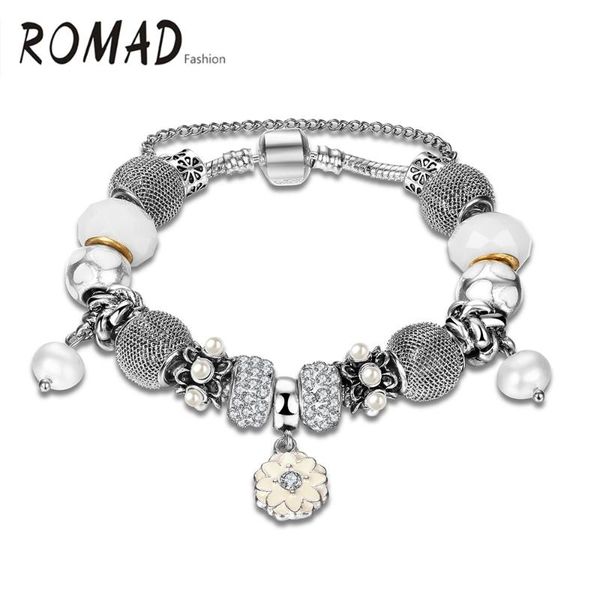 charm bracelets yweb045 romad silver plated forever love blooming lotus dangle simulated pearl beads chain bracelet women jewelry, Golden;silver
charm bracelets yweb045 romad silver plated forever love blooming lotus dangle simulated pearl beads chain bracelet women jewelry, Golden;silver